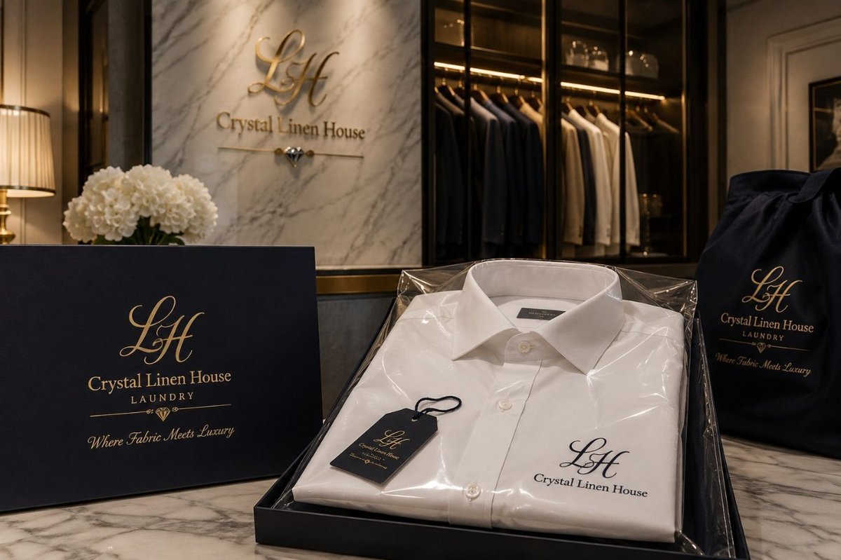 Crystal linen house laundry in Business Bay