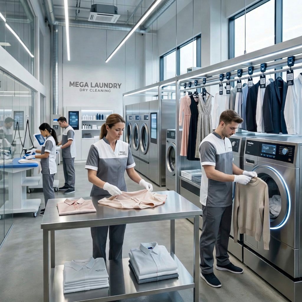 Mega Laundry in Musaffah Industrial
